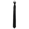 INSPUTOL Ties For Men, Adjustable Slim Ties With Zip Black