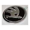 Skoda 1ST853630DFOD Sign Emblem Logo Plaque, Black/Chrome