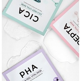 Shinri (50매+50매)토탈 솔루션 바이탈 히알루론산 마스크팩 5종 (50 sheets + 50 sheets) Total Solution Vital Hyaluronic Acid Mask Pack 5 Types