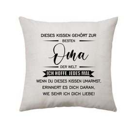 Aconesong This Cushion Belongs to the Best Grandma Gifts from Grandchildren Grandma Decoration Cushion Cover for Grandma Idea Mother's Day Birthday Grandma Square Cushion Waist Cushion Cover (Grandma)