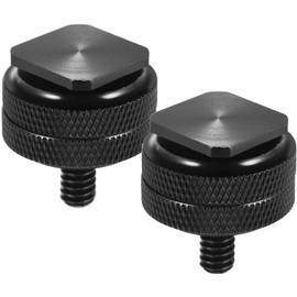 Audiofan Set of 2 Hot Shoe Mount Screw Adapter Retaining Screws (1/4" 2-Step Screws)