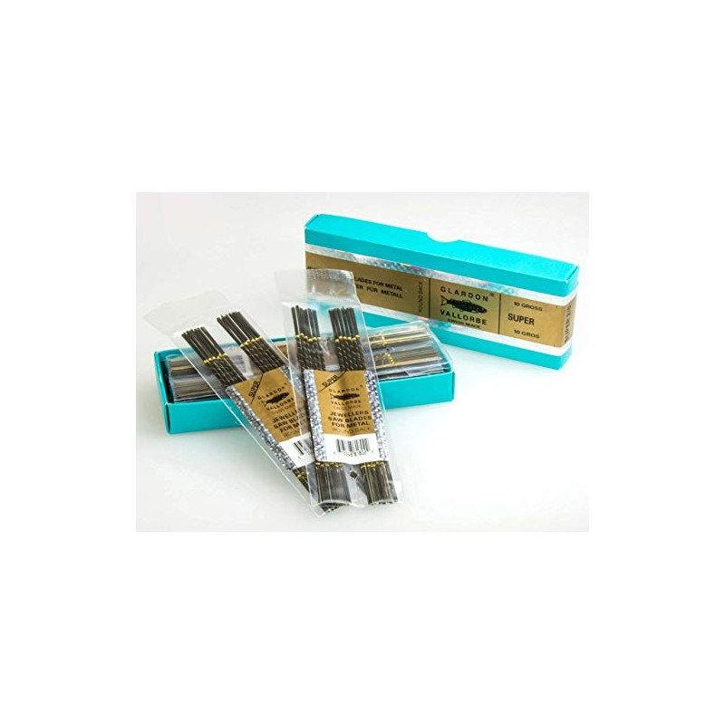 Vallorbe Glardon Jewellers Saw Blades Grade 1/0 for jewellery makers