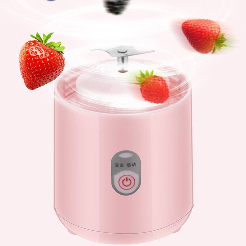 Portable Blender 6 Blades USB Rechargeable Multifunction Mini Fruit Mixer