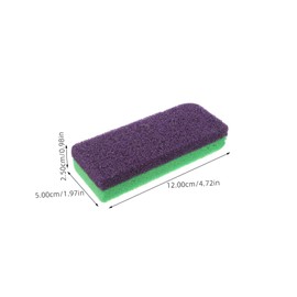 SAFIGLE 10pcs Pumice Stone Foot Exfoliator for Dead Skin Removal Ergonomic Callus Remover for Feet and Hands for Home Salon Use