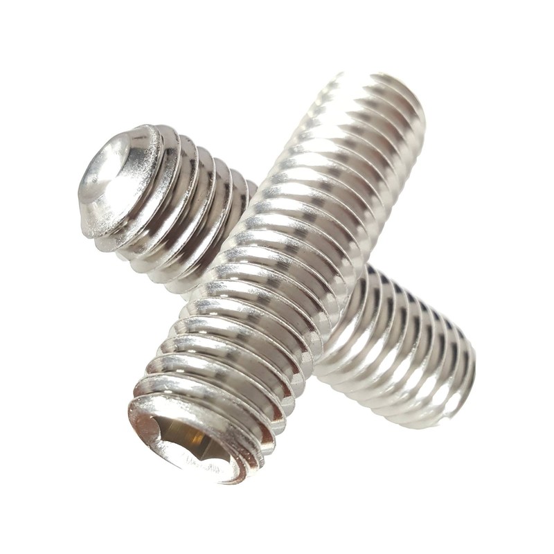 8-32 x 1" Socket Set Screws, Full Thread, Allen Socket