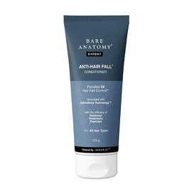Bare Anatomy Anti-Hair Fall Conditioner with Redensyl, Rosemary & Peptides | Reduces Hair Thinning & Breakage | Strengthens Hair, Reduces Frizz & Adds Shine | For All Hair Types | 175gm