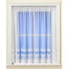 Colbury White Voile Net Curtain - Two Metre Width (Drop