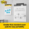 Post-it Self-Stick Mini Easel Pad, 15 in x 18 in,
