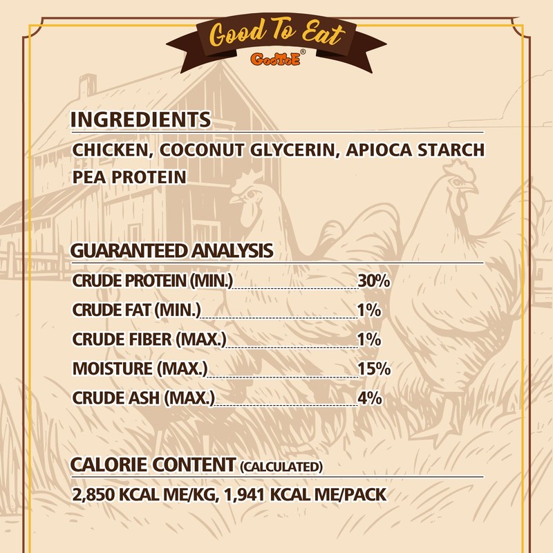 Gootoe Chicken Dog Treats – Chicken Sticks 1.5 lb –