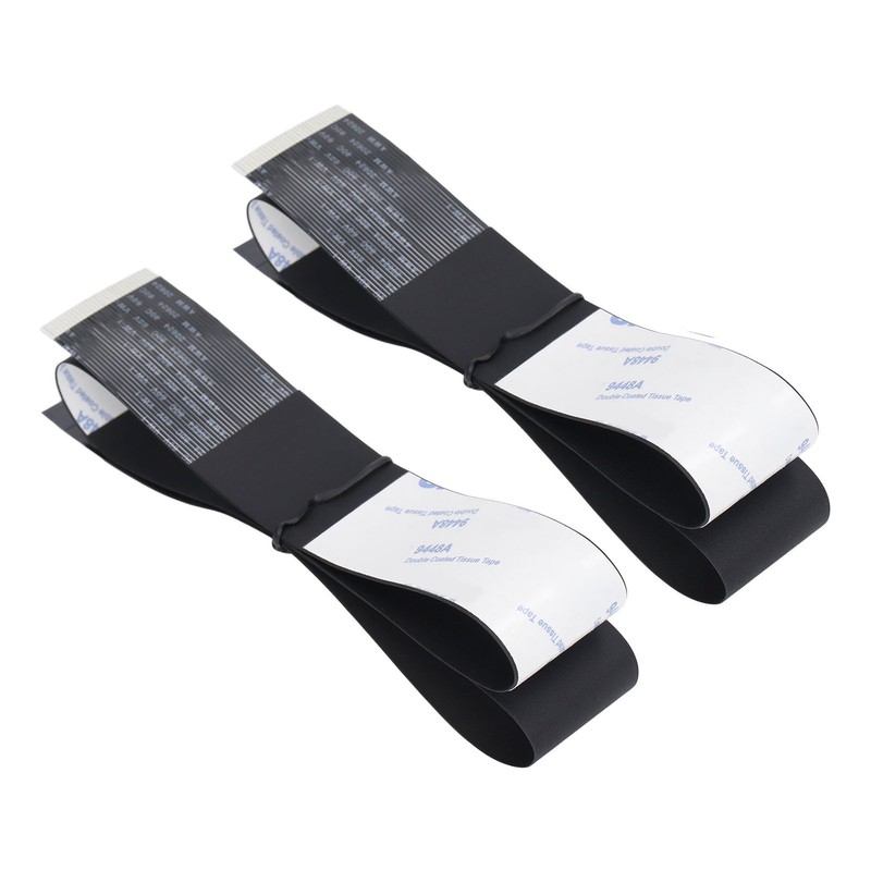 2PCS FPC Cable with Adhesive 30 Pin Flat Cable Flexible