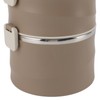 Insulated Food Container 304 Stainless Steel PP Stackable Portable Round