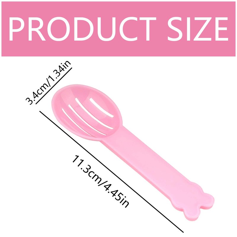 ZelongChen 5Pcs Ergonomic Handle Hamster Sand Scoop Plastic Hamster Poop