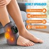 Heated Foot Massager with Vibration, Digital Display Foot Heating Wrap,