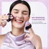 Jessup Borla Maquillaje, 2pcs Borlas Polvos Triangulares Puffs Suaves para