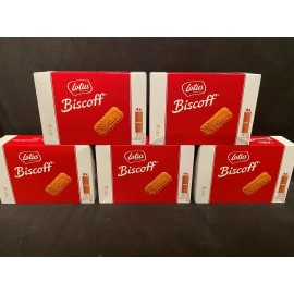 Lotus 5 Boxes Lotus Biscoff Europe's Favorite Cookies 4 Packs per Box. 176oz YUM