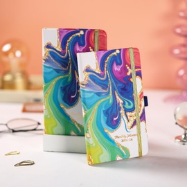 2026-2028 Pocket Planner/Calendar - 3 Year Monthly Planner 2026-2028, Jan 2026 - Dec 2028, 6.3" x 3.8", 36 Months Pocket Planner with Pen Holder, Elastic Closure, Hardcover, 61 Note Pages