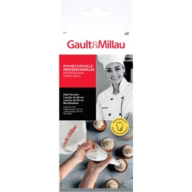 GAULT&MILLAU - Icing Bags Pro x2 - Create Pastry Decorations- Durable and Reusable - Pack of 2