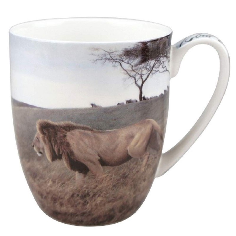 Robert Bateman Lions Set of 2 Mugs