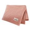 mimixiong 100% Cotton Knitted Cellular Baby Blanket for Boy Girls