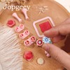 Jopgeey Stud Post Embedding Tool Set for Polymer Clay Earring,