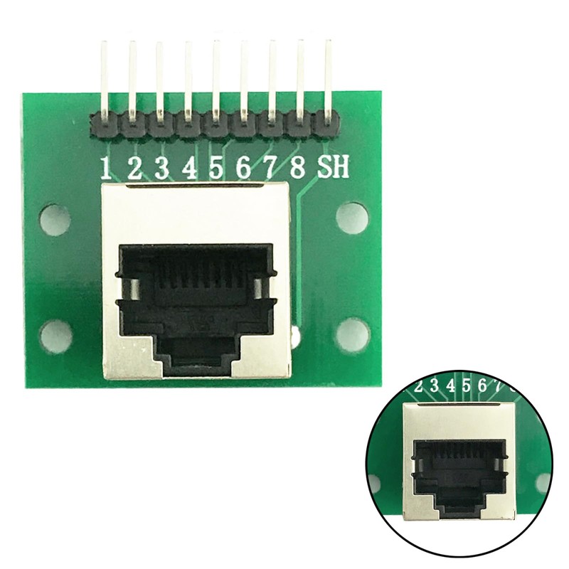 CEMYDEYO Pack of 5 RJ45 Connector Breakout Board 8 Pin