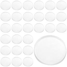 40pcs Glass Table Top Anti Slip Pads Rubber Round Glass Table Top Bumpers Self Adhesive for Glasses Tables Tops, Photo Frame, Furniture,Kitchen 2mm Thickness