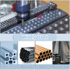 sourcing map 2pcs Straight Flute Thread Tap, M5 x 0.8