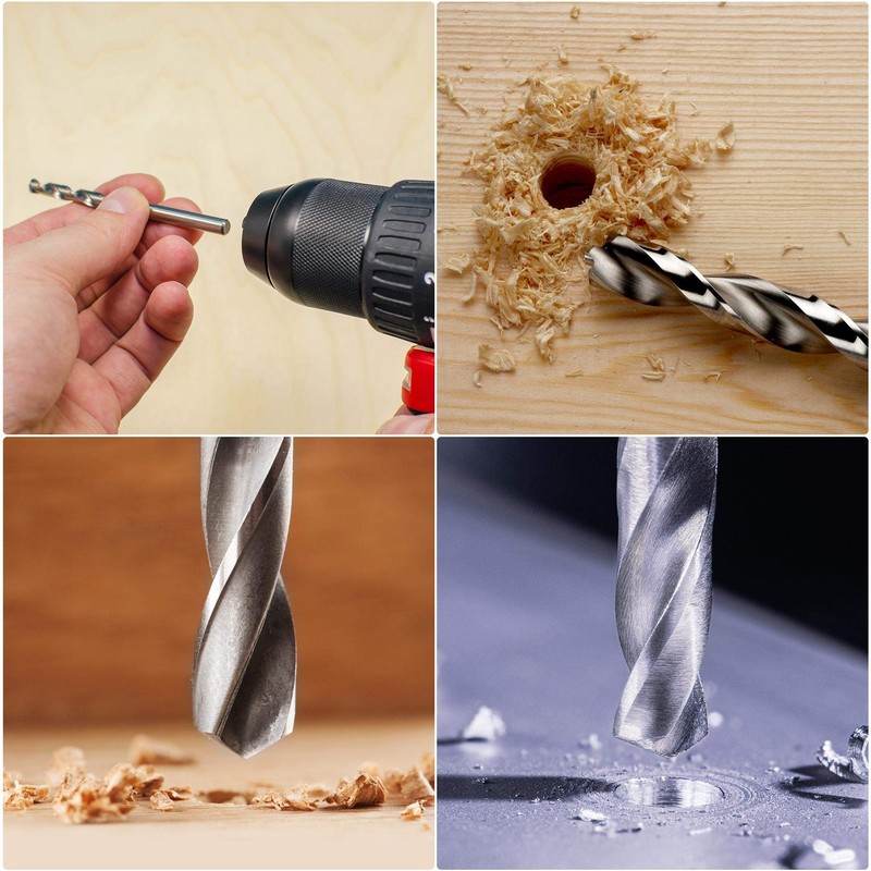 sourcing map Cemented Carbide Twist Drill Bits 8mm Metal Drill