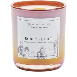 Jack Baker Candle Co. Iridescent Sea Candle, Made with Soy Wax and Essential Oils, Black Coral & Eucalyptus & Sea Dust Fragrance, 16 oz.