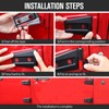 8PCS Door Hinge Covers Protector for 2007-2018 Jeep Wrangler JK