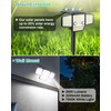 Solar Motion Light Outdoor with Stake, 180° PIR Motion Sensor