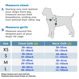 haoyueer No Pull Dog Harness for Small Medium Large Pets - Floral Pattern Nylon Safety Harness Training Harness (Peony, S)