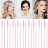 Tbestmax 200 Disposable Mascara Wand and Lipstick Applicator Wands Crystal