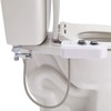 Hibbent Bidet T adapter Toilet Connector with ON/OFF Valve -