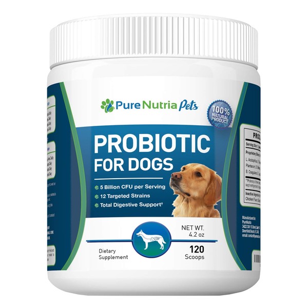 PureNutria PureNutria Dog Probiotics Dog Supplements - for Dog Diarrhea,