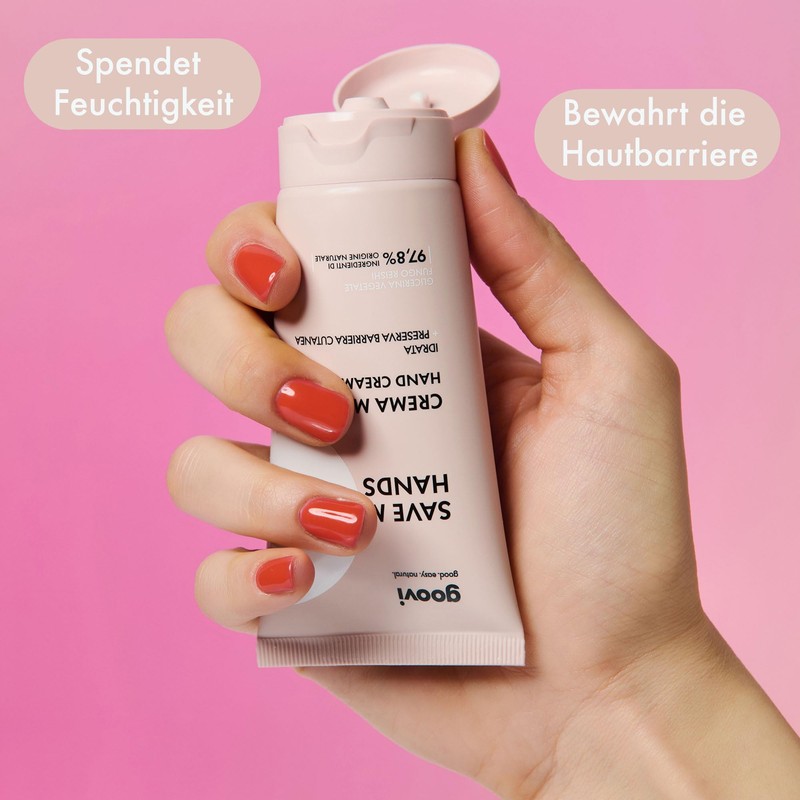 GOOVI Save My Hands Hand Cream - Handcreme für weiche,