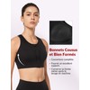 Yvette Sports Bra with Front Closure Mesh Racer Back Full