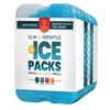 Cool Pack Slim LongLasting Ice Packs Great for Coolers or