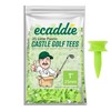 ECADDIE White 51mm Plastic Castle Graduated Golf Tees (25 Pack)