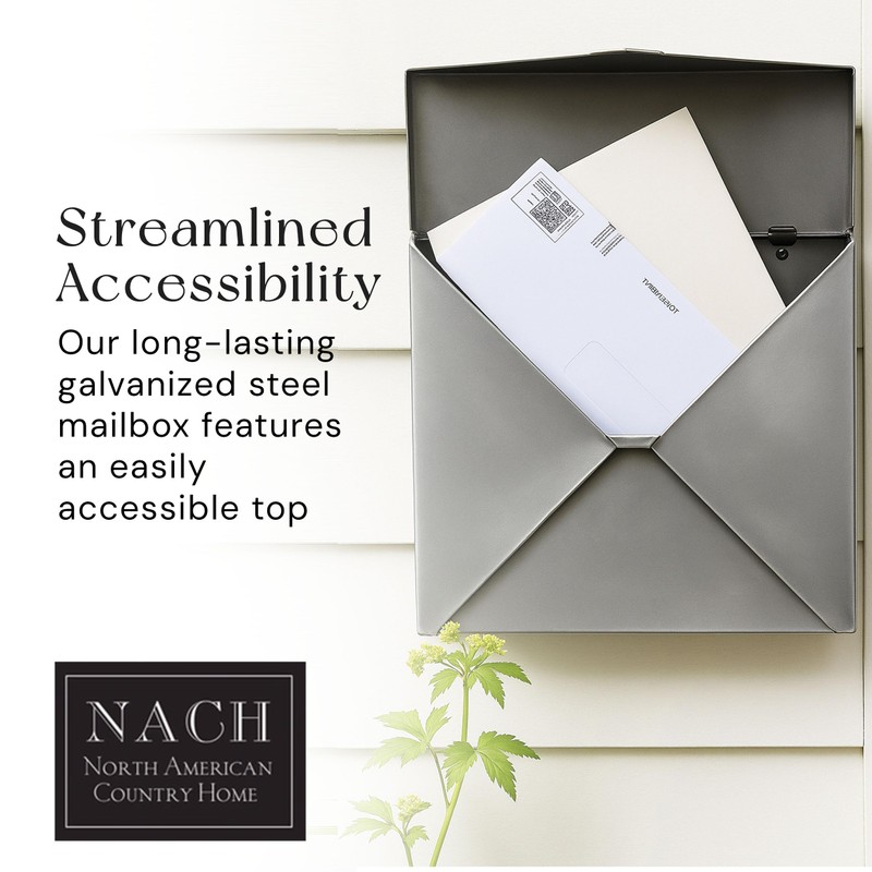 NACH Mailboxes for Outside Wall Mount, 10 x 10 x