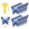 Shimmeroo 20 PCS Butterfly Non Slip Bathtub Stickers, Adhesive Anti