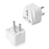 Universal Adapter, Europe to US Plug Adapters, 2 Pack UK