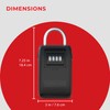 Key Lock Box – Outdoor Combination Lock Box for House