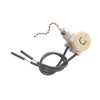 Sinton E81372 ON-Off Nickel Pull Chain Lamp Switch for Lighted