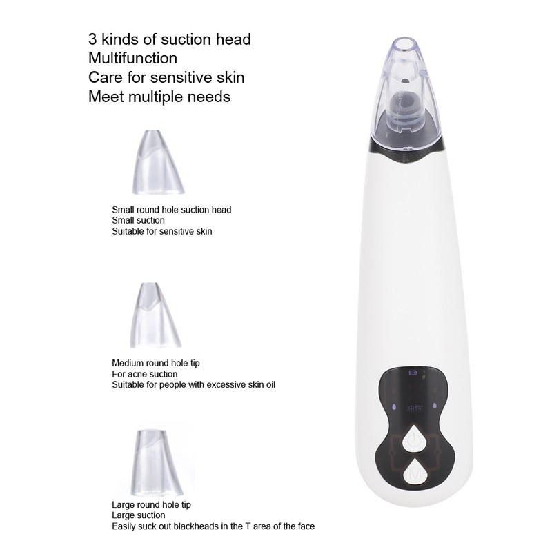 Electric Blackhead Removal Machine Adjustable Vacuum Suction Oil Control Pore