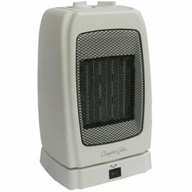 Comfort Glow CEH255 Oscillating Ceramic Safety Furnace, Length: 4.63in, Width: 5.75in, Height: 10.5in, Gray