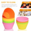Pharamat Extra Large Silicone Muffin Cups 24 Pack, 3.54 Inch