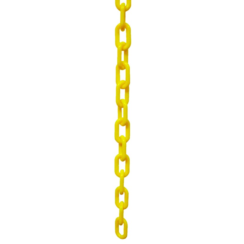Plastic decorative safety security chain, Crowd Control Center (32', Yellow)