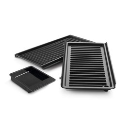 Delonghi Griddle Plates with Non-Stick Coating for Grill 5523110001, DLSK153