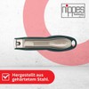 nippes Solingen Premium Nail Clippers with Nail Catcher, Green, Toenail
